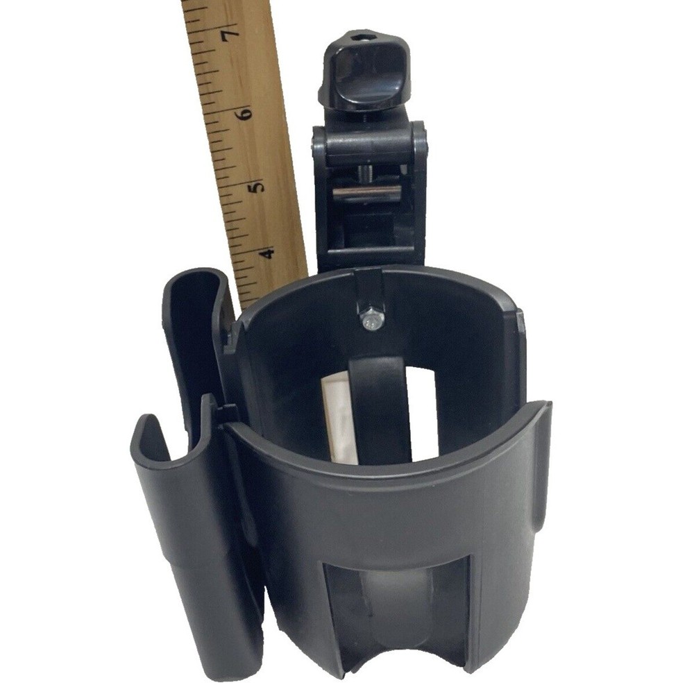Stroller Cup Holder / Phone Holder Adjustable Grip Fits Most Strollers Universal