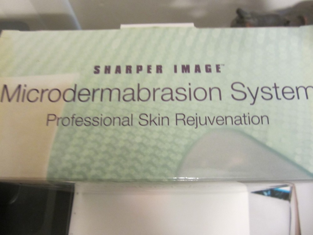 Sharper Image Microdermabrasion System Skin Rejuvenation Pro Cleansing Set