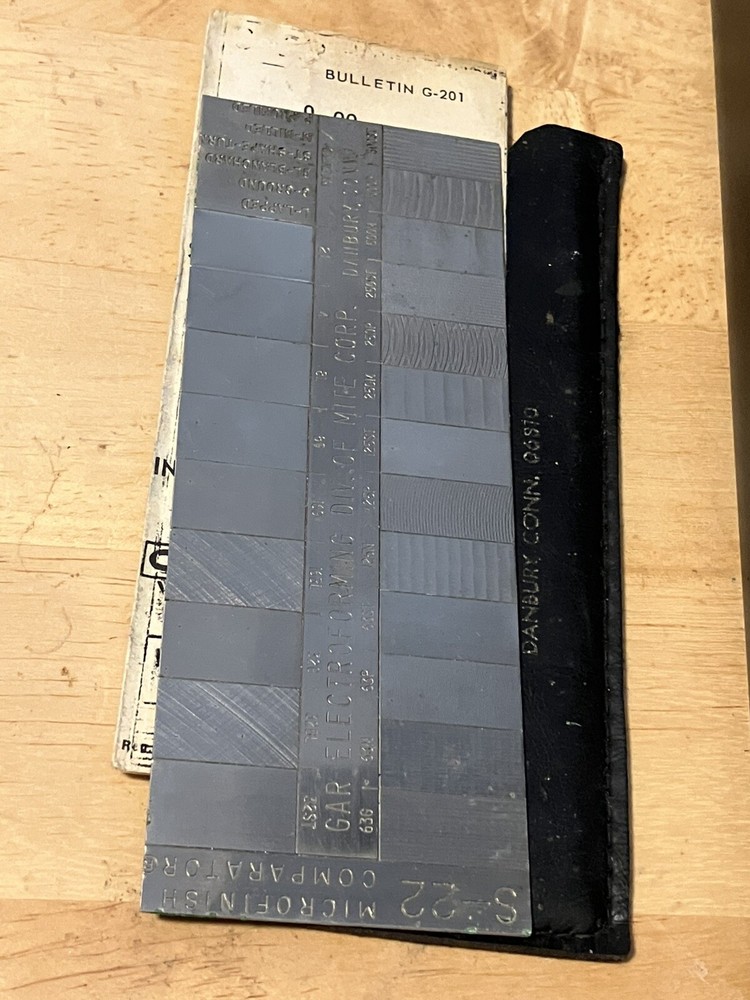 S-22 Microfinish Comparator GAR