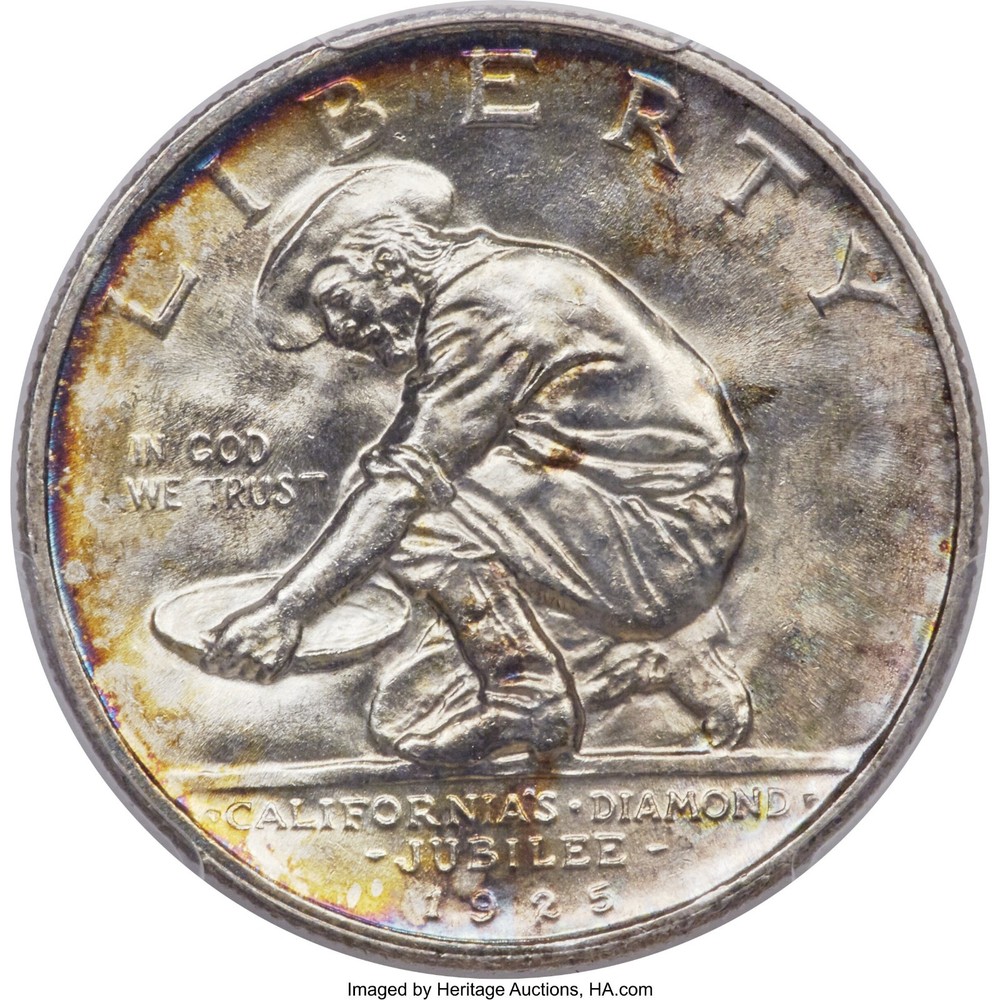 1925-S California Half Dollar MS-67 PCGS Certified
