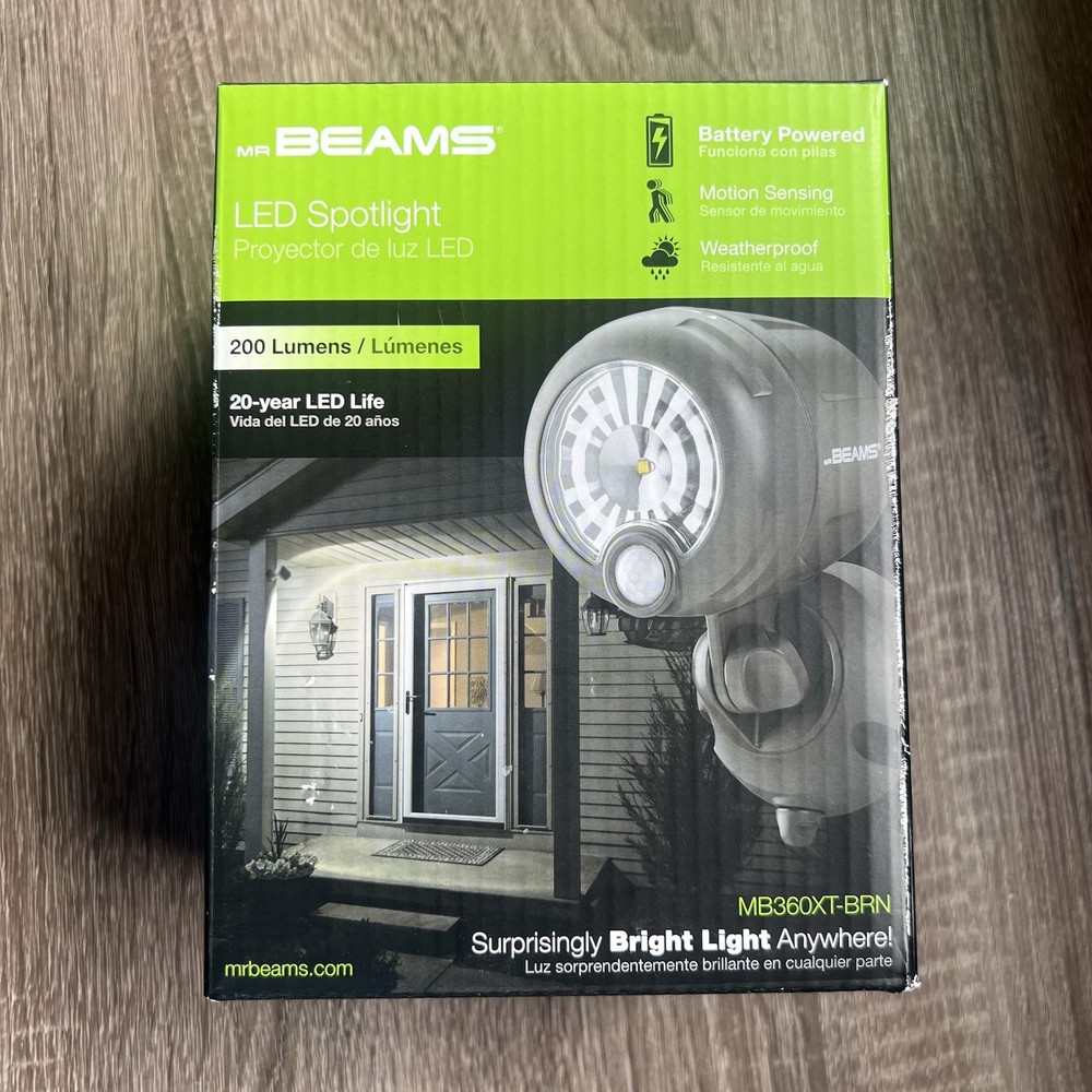 Mr Beams MB360XT 200 Lumen Motion Sensor LED Light Wireless Battery Powered
