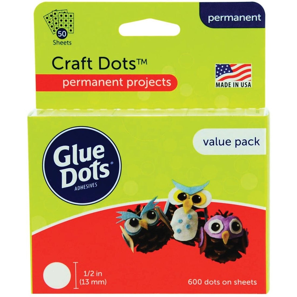 Craft Glue Dots 600-Count Package
