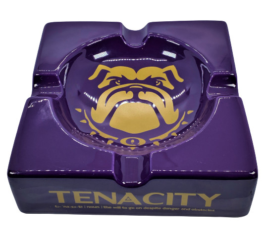 Purple Q-Dog Ashtray
