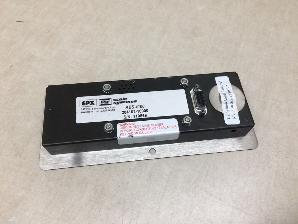 GSE ABS 4100 Scale Button Control Panel 204102-10000