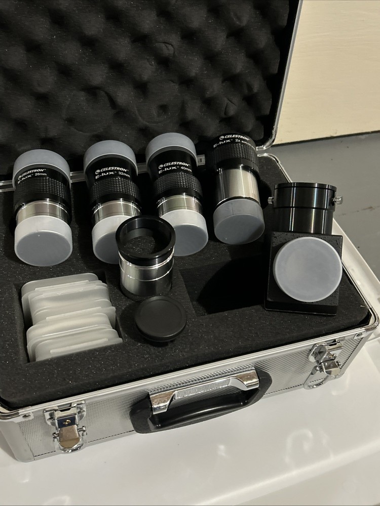 Celestron E-Lux Telescope 2” Lenses Kit with Hard Case . NEW !!!