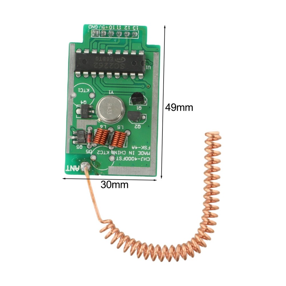 Wireless Remote Control Transmitter Module Kit 4km 433MHz Stable Signal