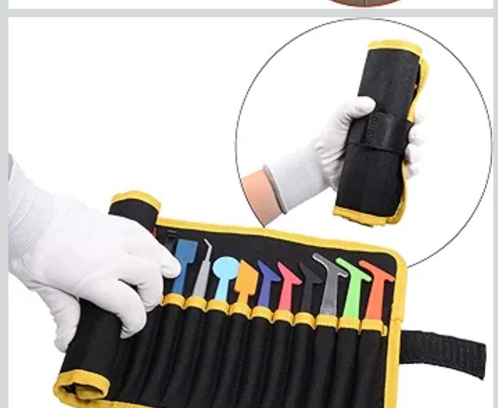 Gomake 17 in a Vinyl Wrap Tool Kit Sign Makers Wrap Stick Flex Mini Squeegee...