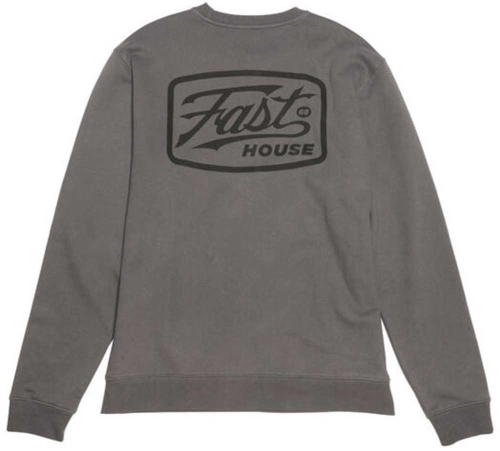 Fasthouse Carrera Mens Pullover Sweatshirt Charcoal 3XL
