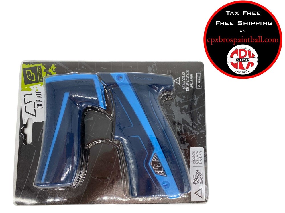 New Blue/Light Blue Planet Eclipse Paintball Grip Kit Cs1/Cs1.5