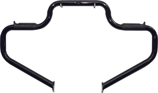 Lindby Multibar Front Highway Bar Black Harley Softail Custom 07-10