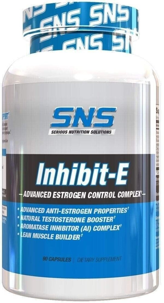 SNS Inhibit-E Advanced E Control and Testosterone Booster Complex 90 Capsules