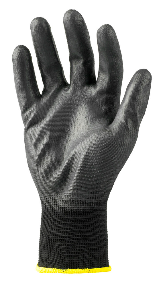 SOCIM 3350 DPI II BLACK PU POLYESTER WORK GLOVES