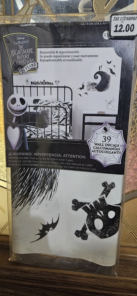 25th Anniversary Nightmare Before Christmas Wall Decals