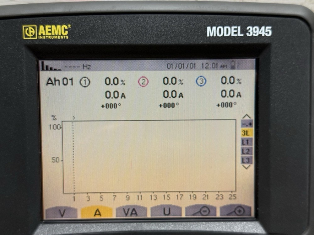 AEMC 3945-B POWERPAD 3-PHASE POWER QUALITY ANALYZER NICE