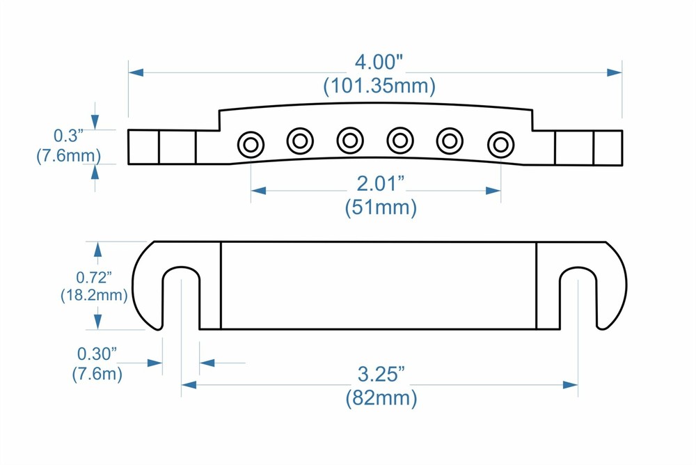 Pinnacle Lightweight Locking Aluminum Tailpiece w/ locking set screw
