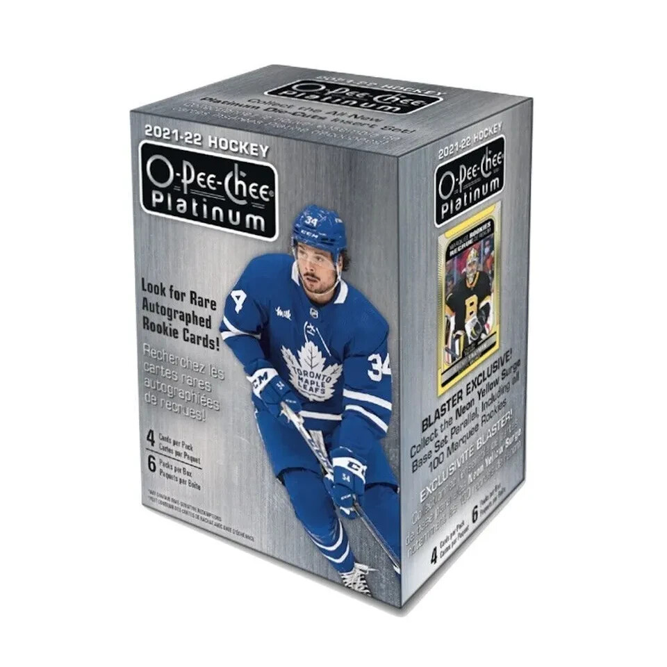 2021-22 Upper Deck O-Pee-Chee Platinum Hockey Blaster Box