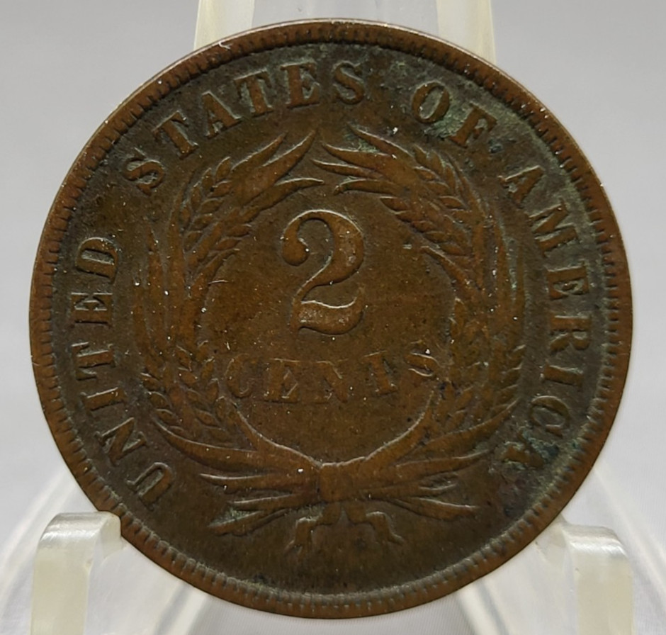 1869 U.S. Shield 2 Cents Type Coin