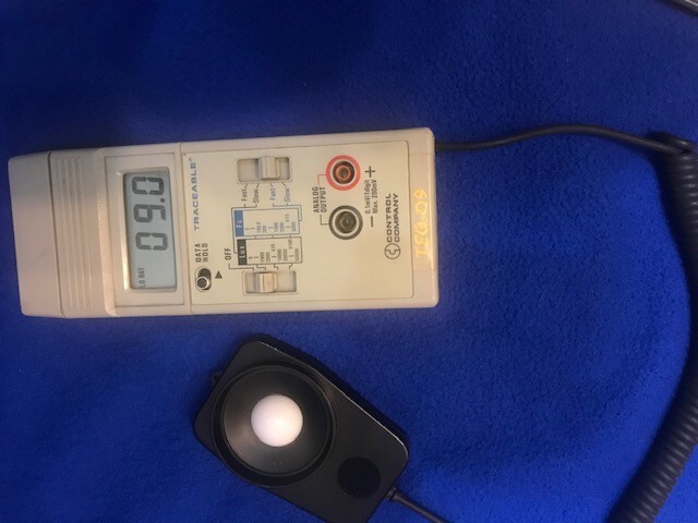 light meter intensity digital dual-range