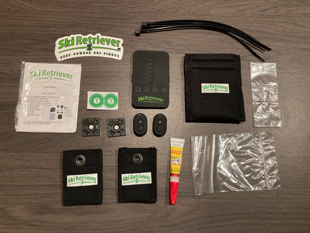 Deep Powder Ski Retriever Tag Mounting Kit - New - OPEN BOX