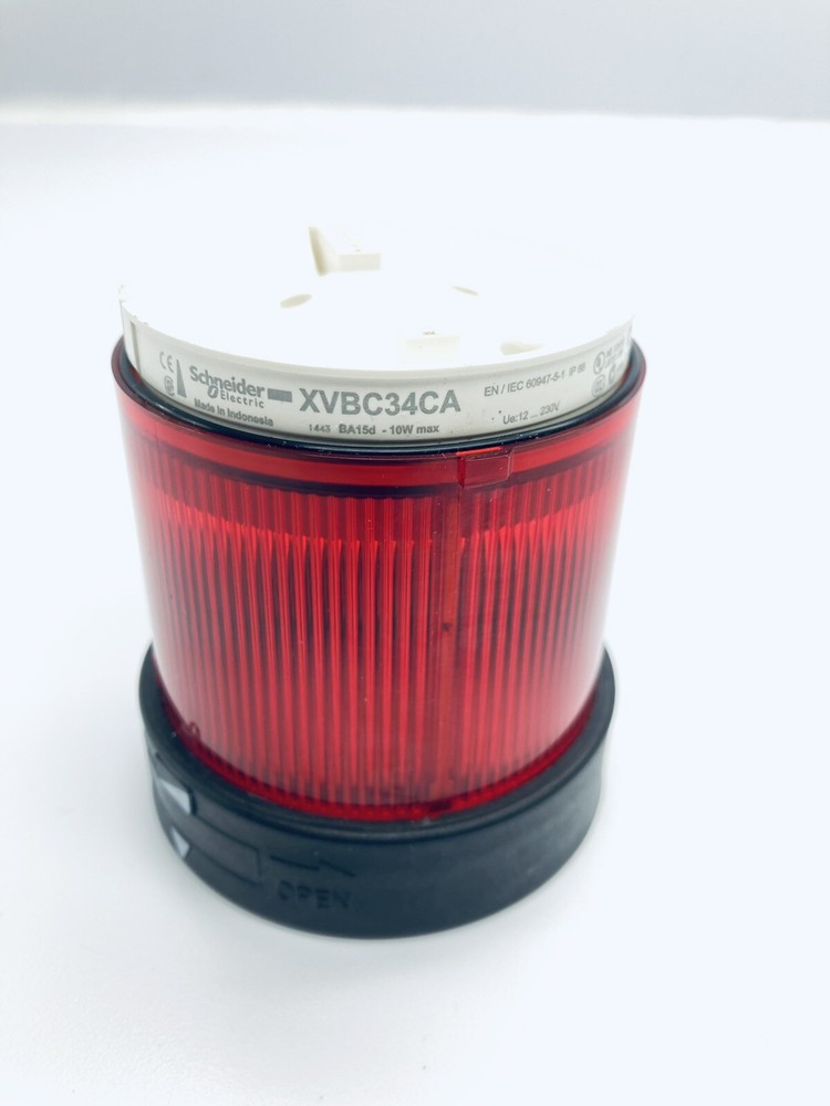 UNUSED SCHNEIDER XVBC34CA RED TOWER STACK LIGHT