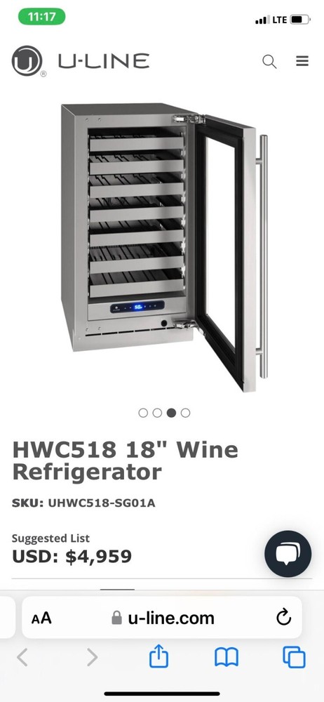 HWC518 18" Wine Refrigerator