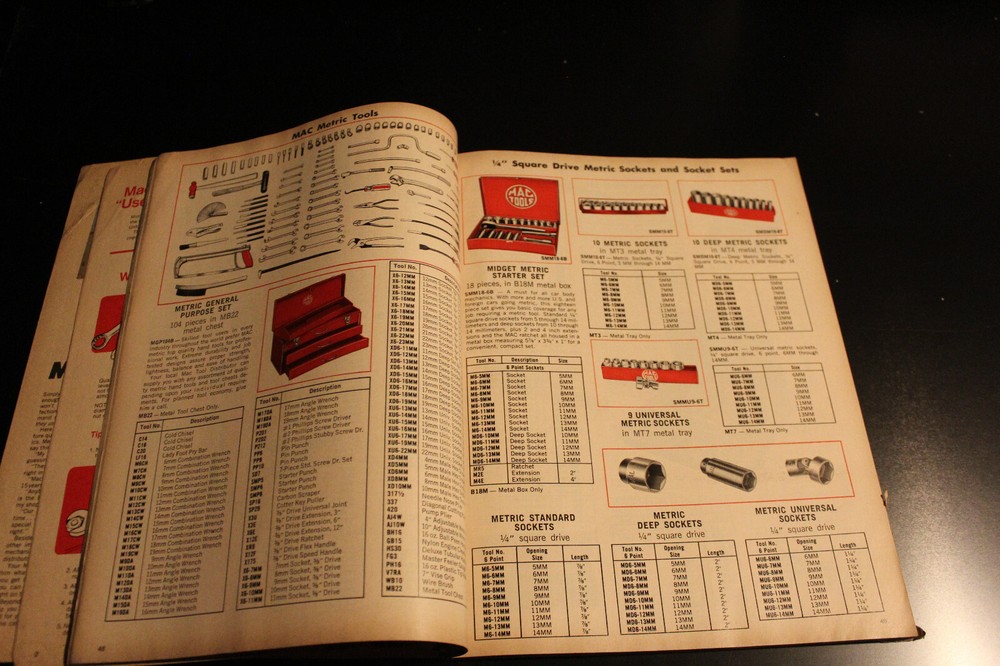 Vintage Original Mac Tools Catalog MTA-277-CAT One Dependable Source
