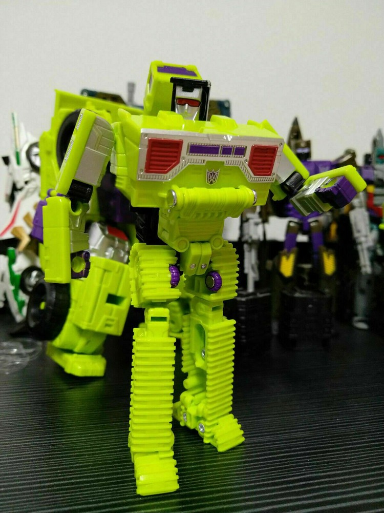 12in For G1 Transformers Robot IDW Devastator Mod Action Figure Toy Set No Box