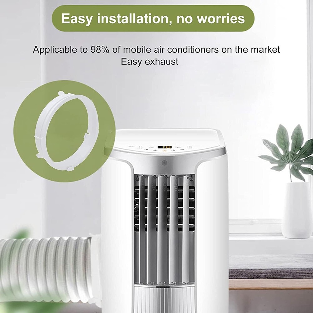 Hose Tube Connector Interface Air Conditioner Exhaust Duct Interface ABS RV C...