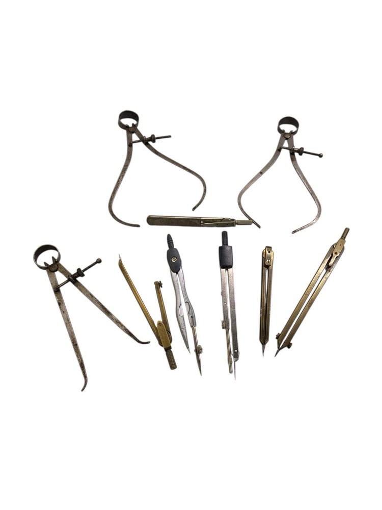 Lot of vintage drafting tools