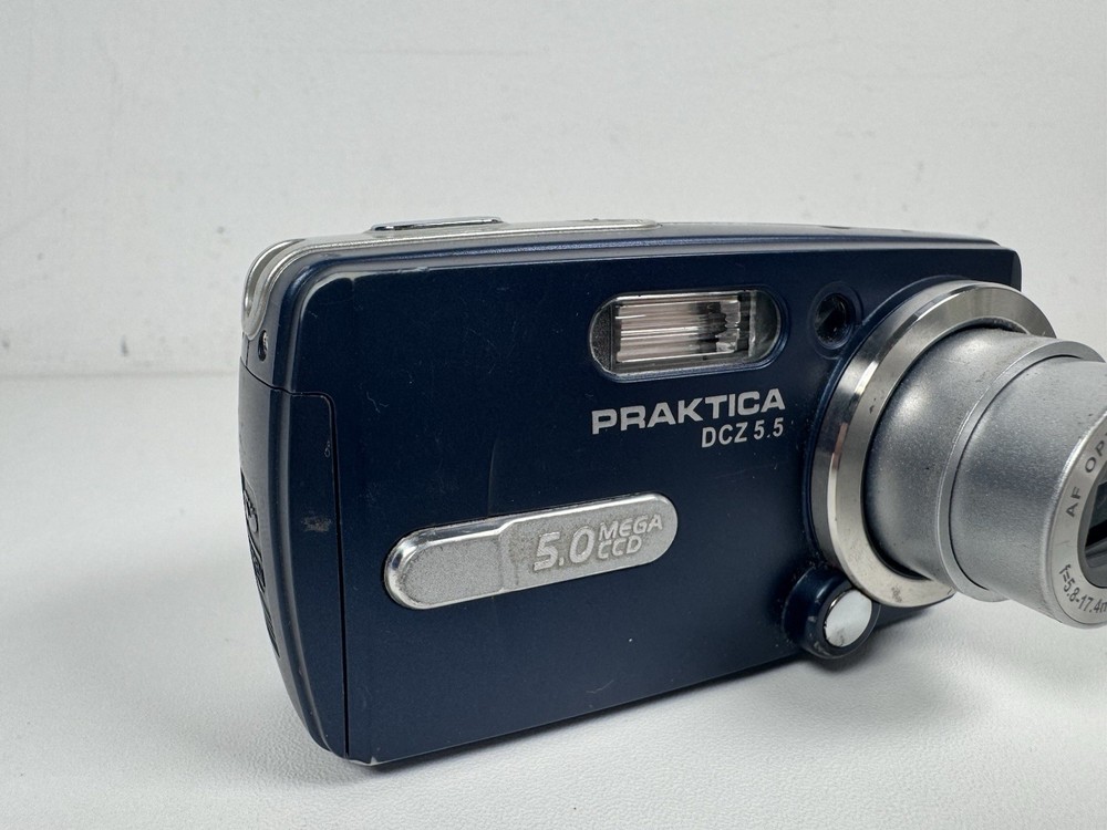 Praktica DCZ 5.5 5MP Digital Camera Blue | Tested & Working