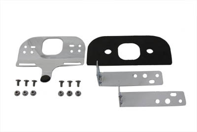 Tail Lamp Adjustable Bracket Chrome fits Harley Davidson