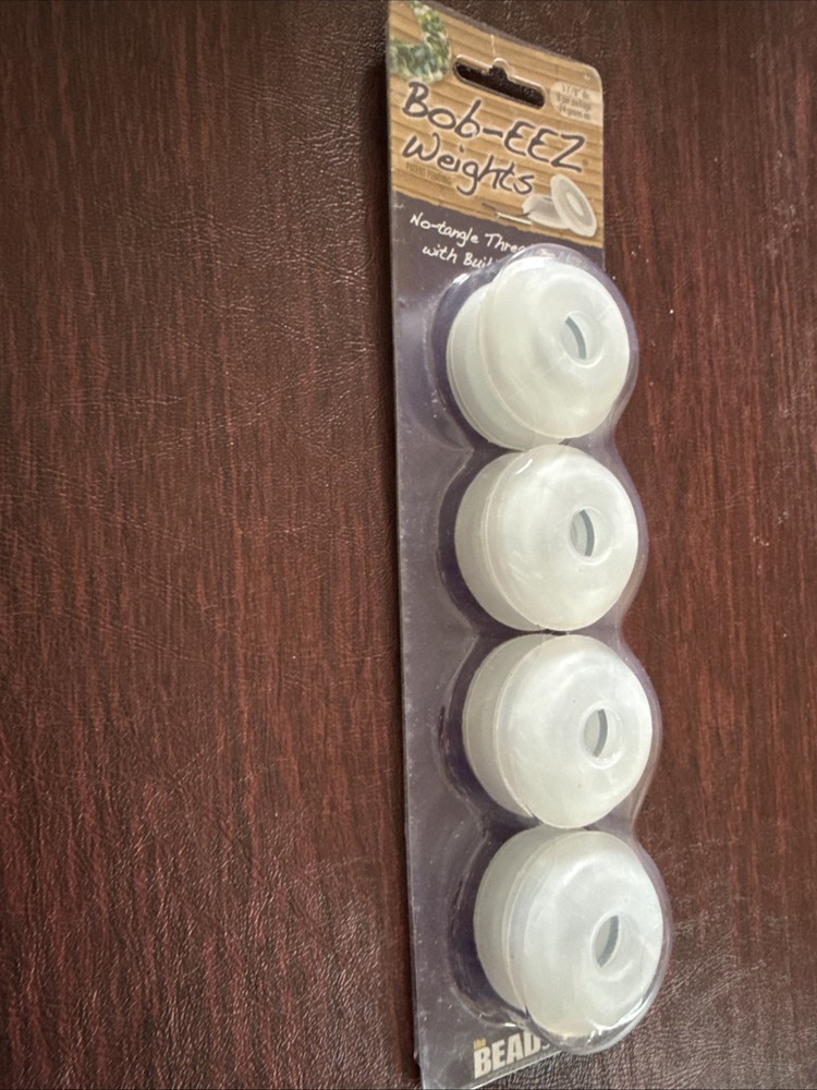 Beadsmith Bob-EEZ Weights No-Tangle Thread Bobbins Kumihimo Crafting Tool NWT