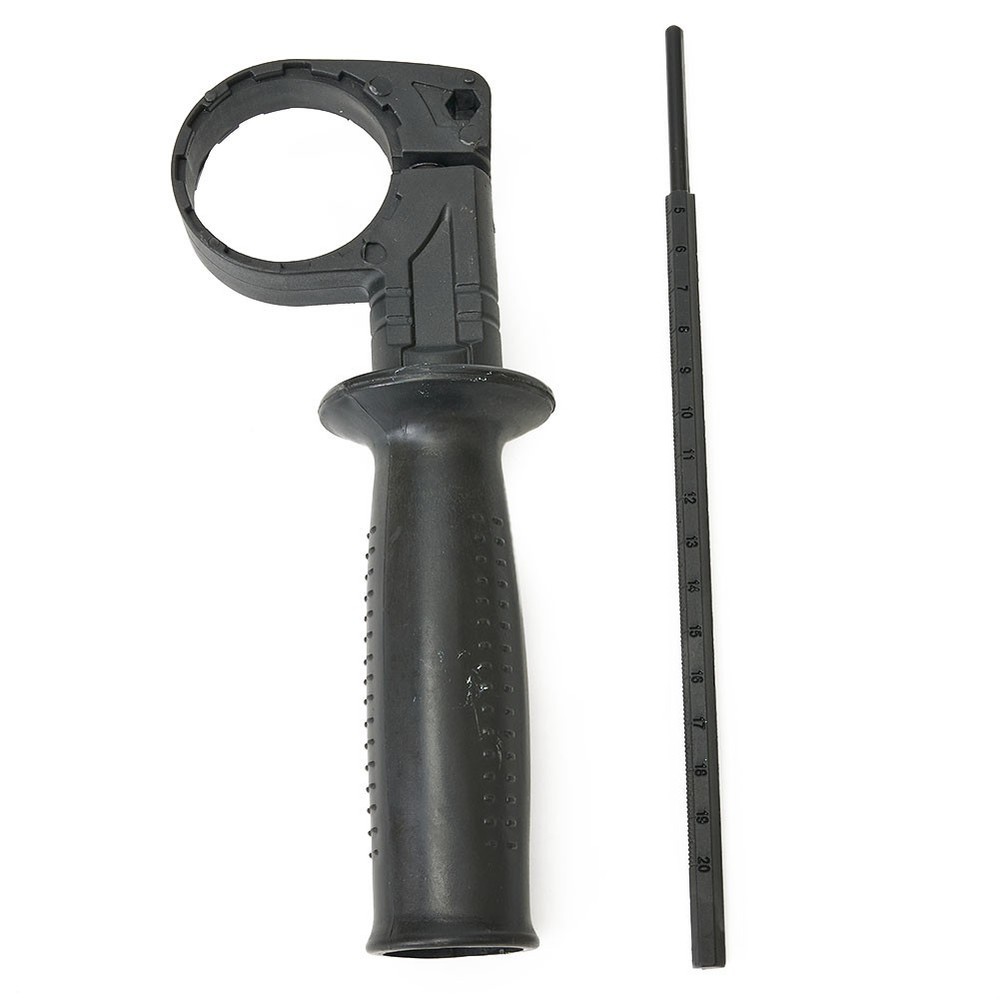 Powerful and Stable For Electric Drill Handle with Comfortable Grip Black