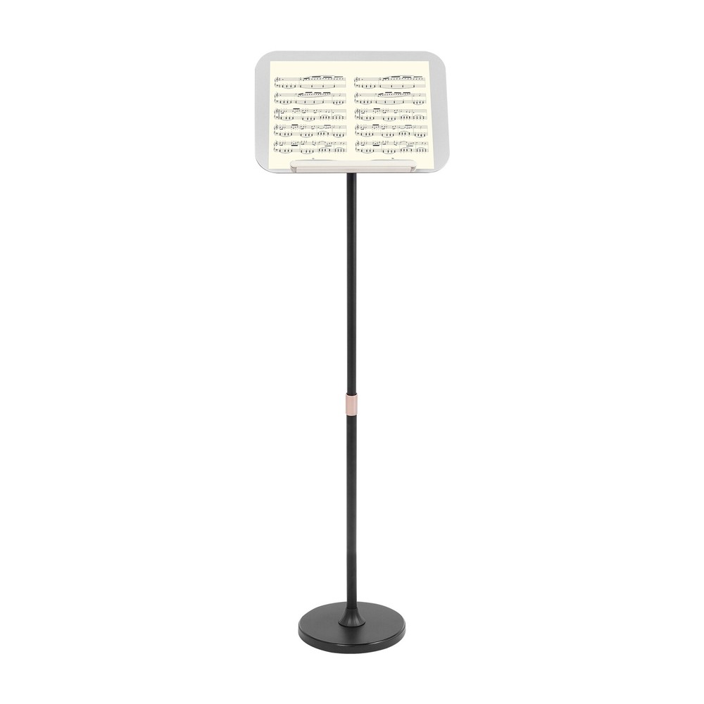 Adjustable Portable Music Stand with Stable Base for Orchestral Use