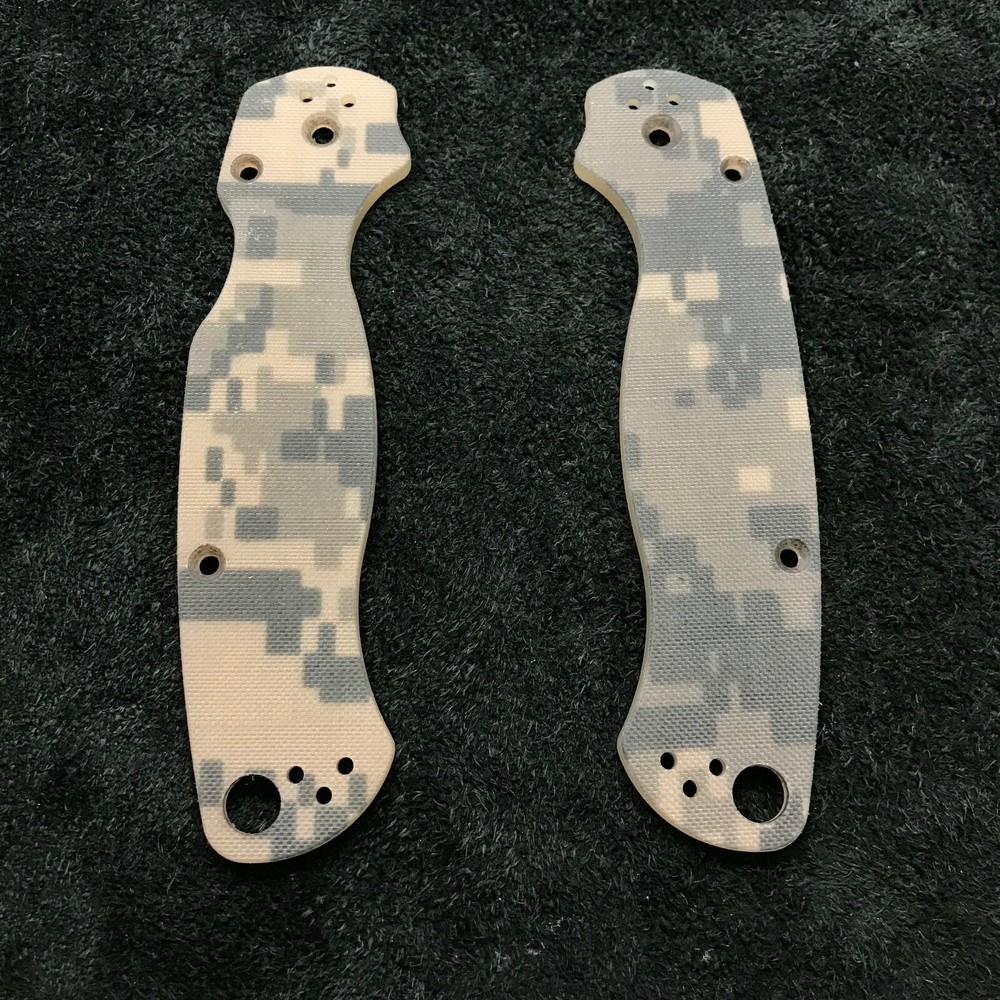 Spyderco Paramilitary 2 Scales ~ Authentic Digi G10 New C81GPCMO2