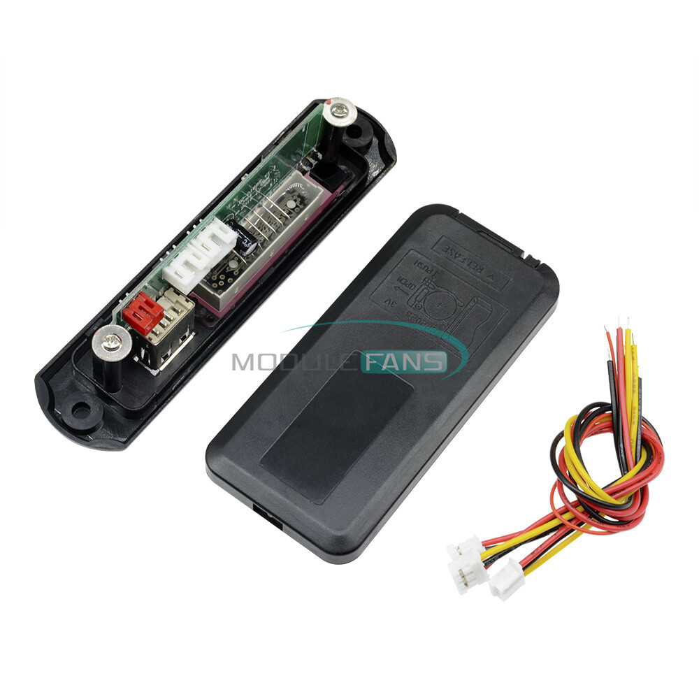 Car Bluetooth MP3 WMA Decoder Board With Remote Control AUX TF USB FM Radio