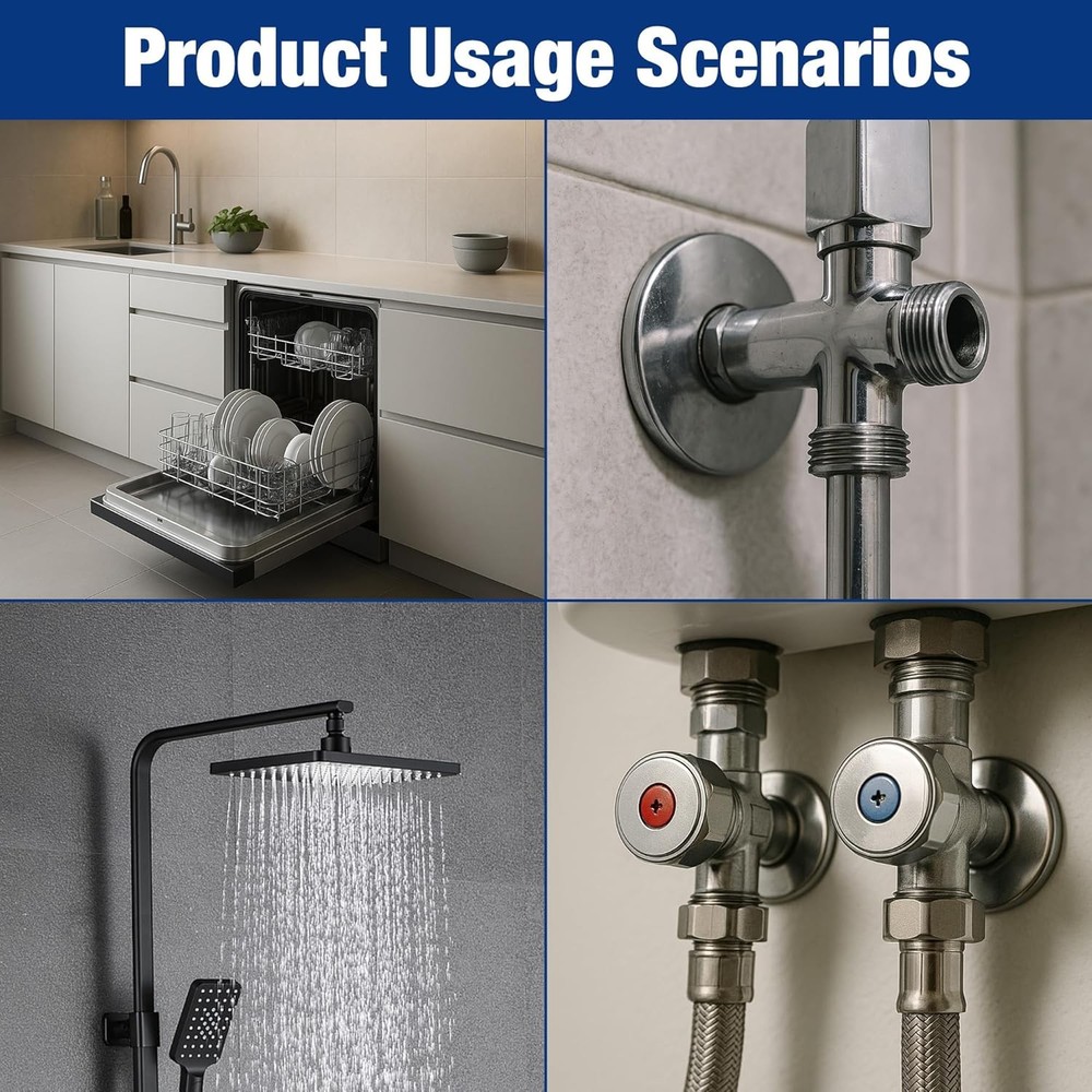 WORKPRO 1/2 Inch Copper Tube Compression Sleeve Puller, Ferrule and Compression