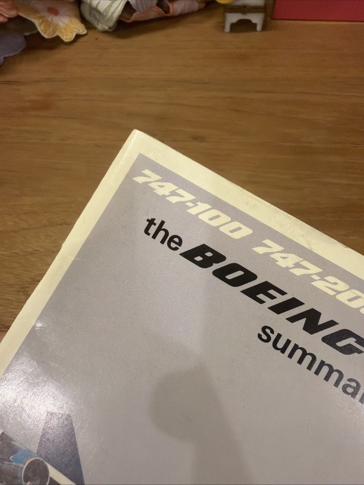 Boeing 747 summary 1972 Advertising Brochure