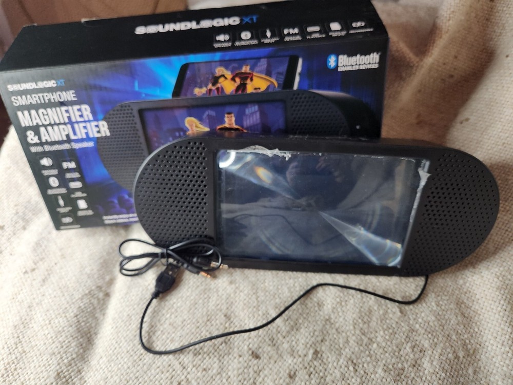 SoundLogic XTSmartphone Magnifier & Amplifier with Bluetooth Speaker Not Tested