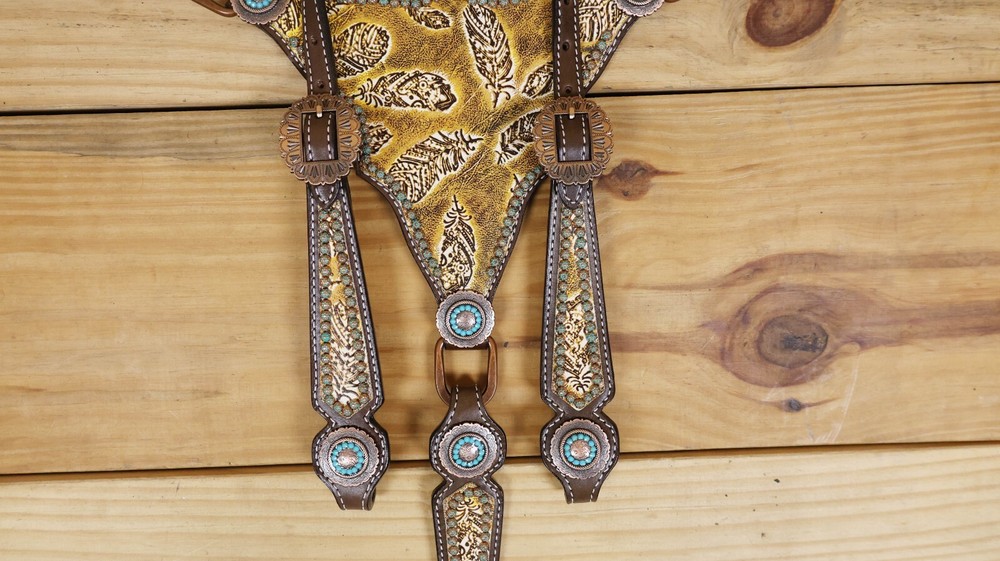 Headstall & Breast Collar Tack Set for Horse