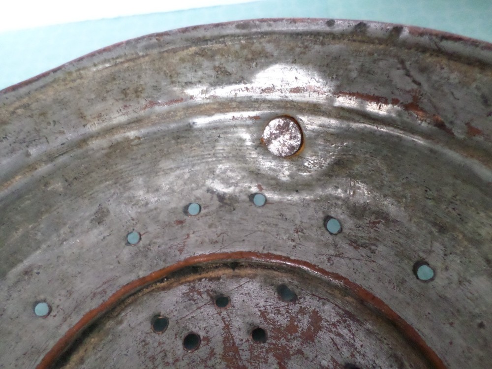 Set of 3 Strainers Colander Copper Wall Hanging with Loop Very Rustic