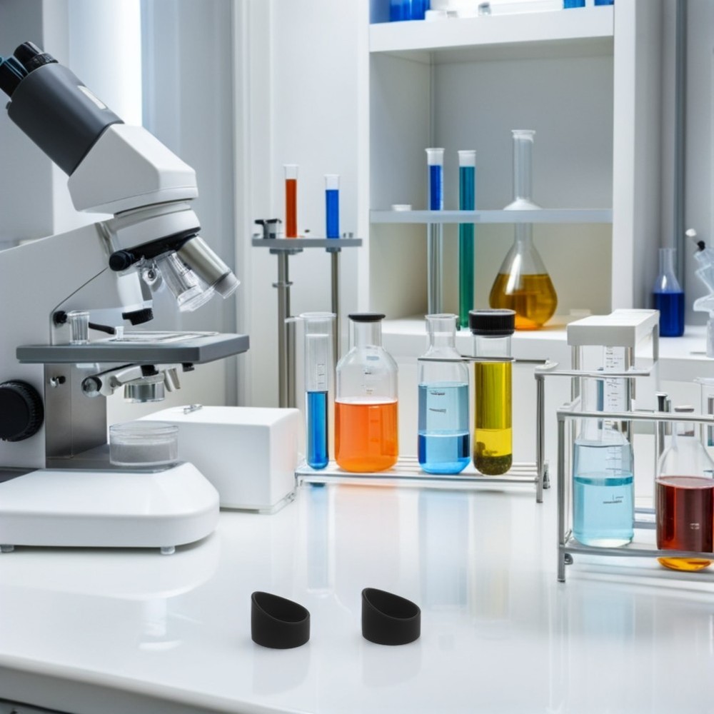 2 Pcs Optics Covers Microscope Rubber Eyecups Astronomical Telescope Accessory