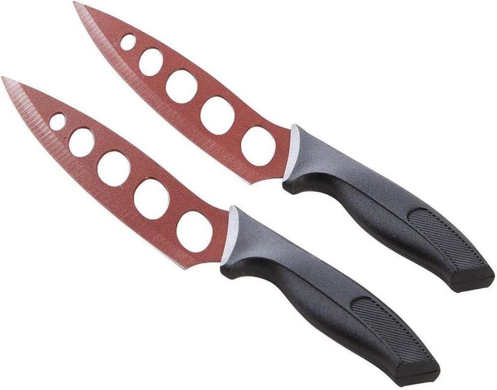 2pc Copper Knife Never Needs Sharpening self Stay Sharp Forever Stainless Steel