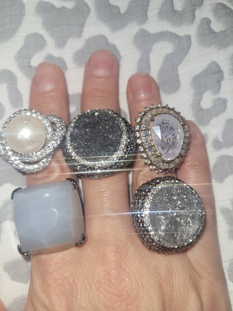 Custom Made Sterling Silver Statement Ring