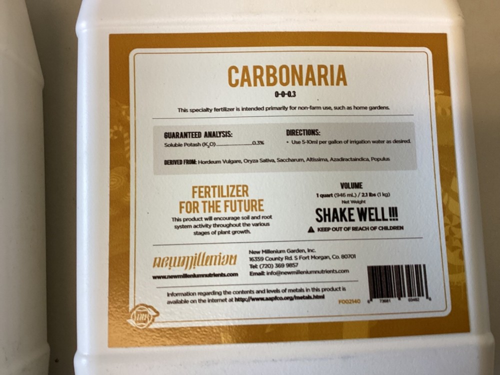 New Millenium Nutrients Bundle/Winter Frost/Carbo Naria/Ruby FUL#$%/PK Apatite