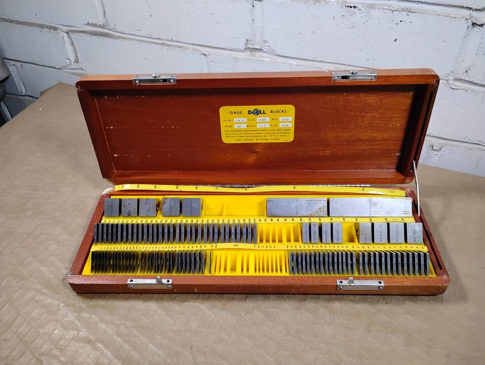DoAll Gage Block Set - 106 Pieces