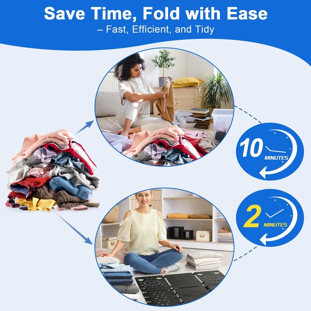 Shirt Folder Board T-Shirt Clothes Folder Durable Laundry Sorter Tool Pro
