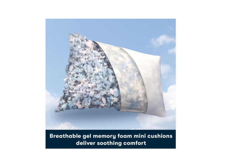 Serta 2-Pack Cooling Gel Memory Foam Bed Pillow