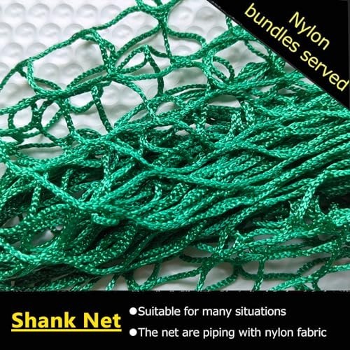 2PCS Green Golf Triangle Side Net with Sandbags - Practice Hitting & Simulator B