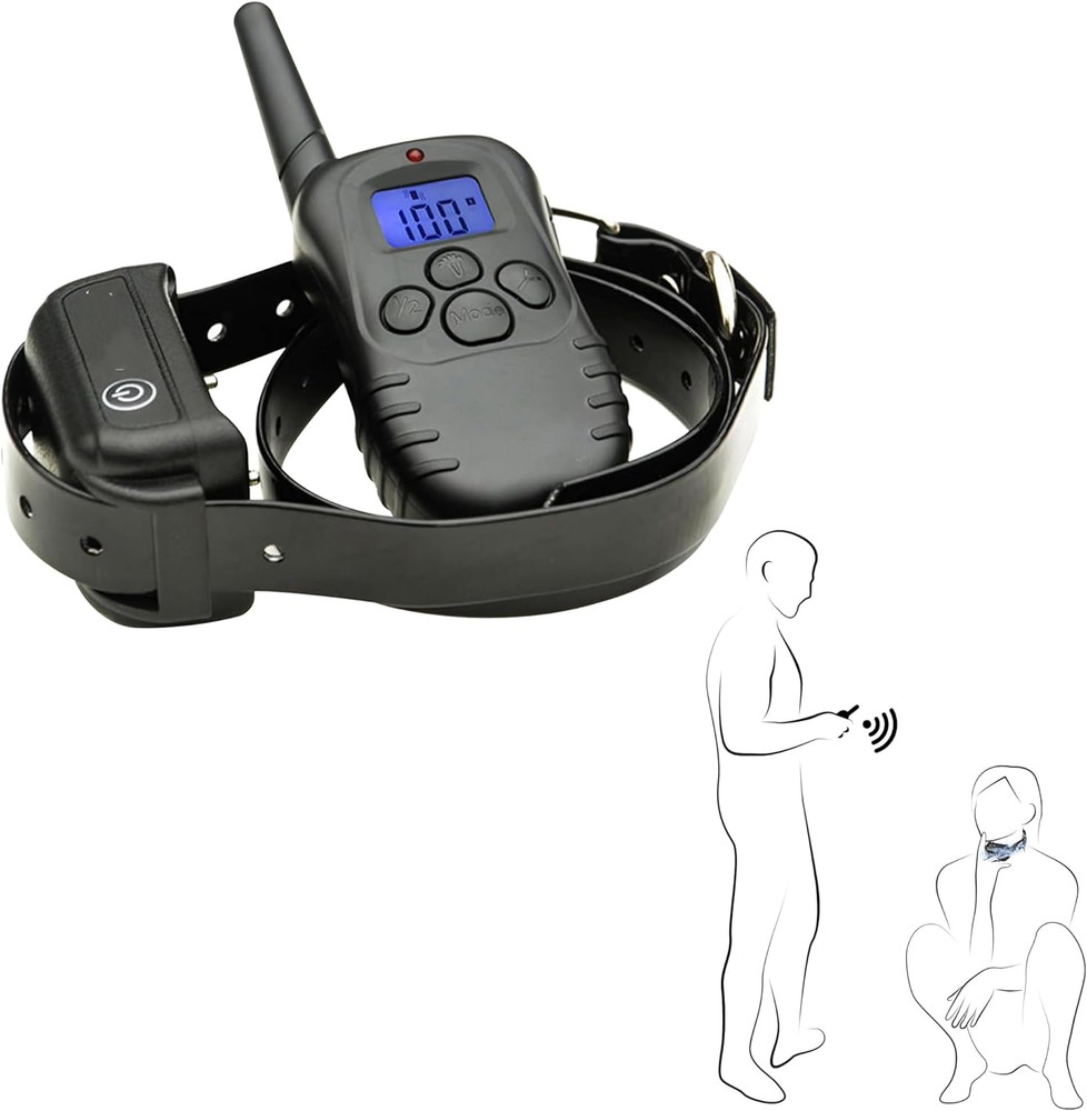 Electric Shock Chastity Neck Collar with Adjustable Current Strengths Multiple M